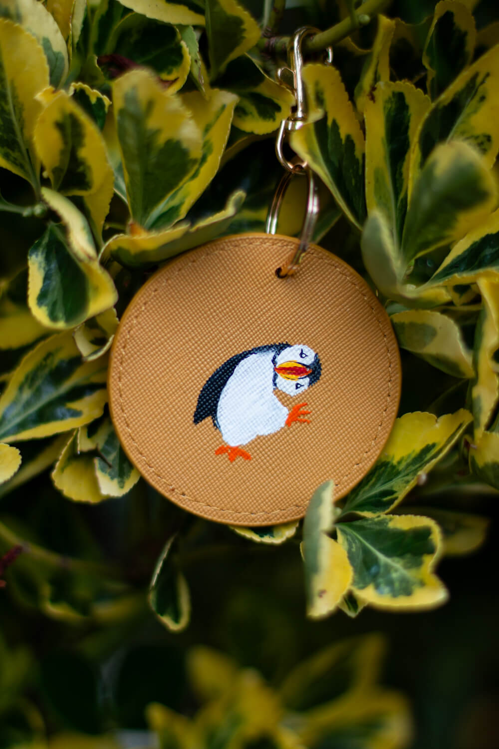 Personalisable Hand Painted Key Ring- Otters