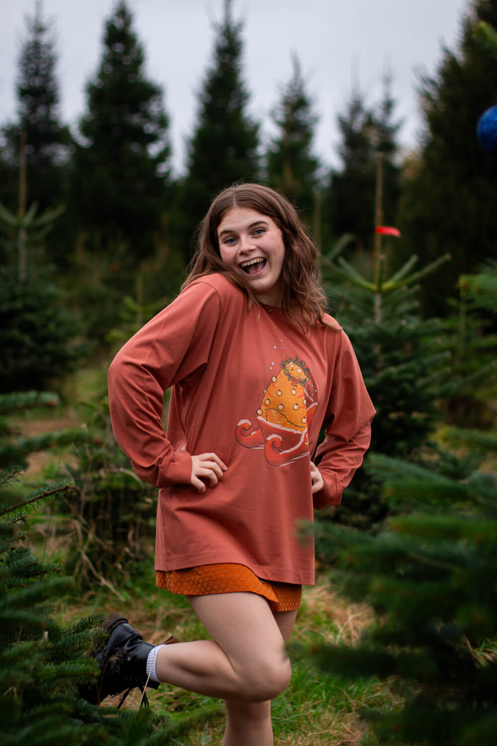 Slay Sleigh, Oversized charity top, with Katie Budenberg, for AKT