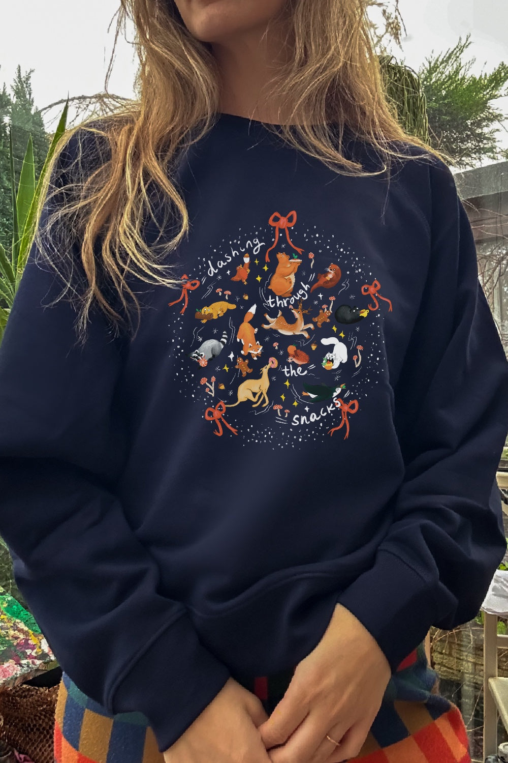 Dashing through the snacks Christmas Sweater