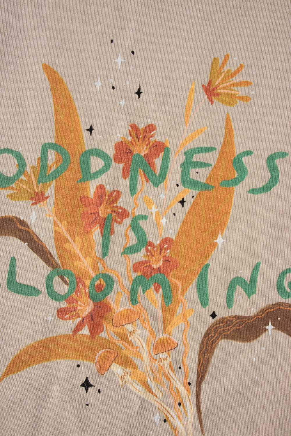 Oddness is blooming, Loose fit collaboration Sweatshirt with Ode to Them