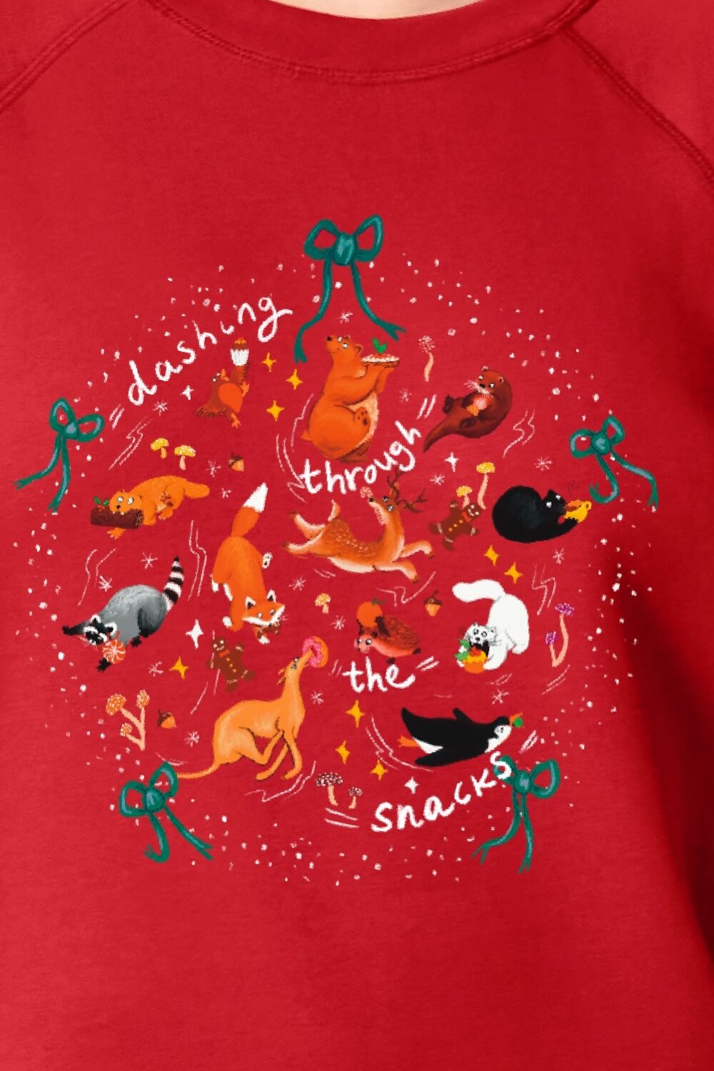 Dashing through the snacks Christmas Sweater