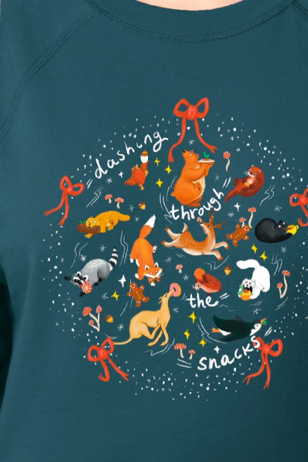 Dashing through the snacks Christmas Sweater