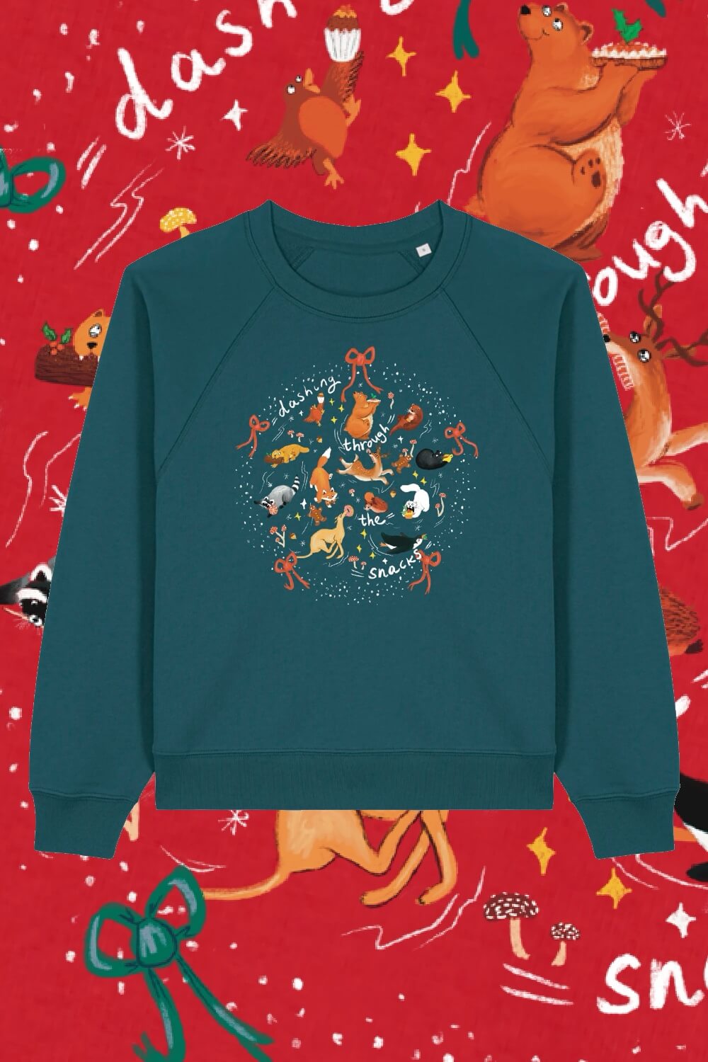 Dashing through the snacks Christmas Sweater