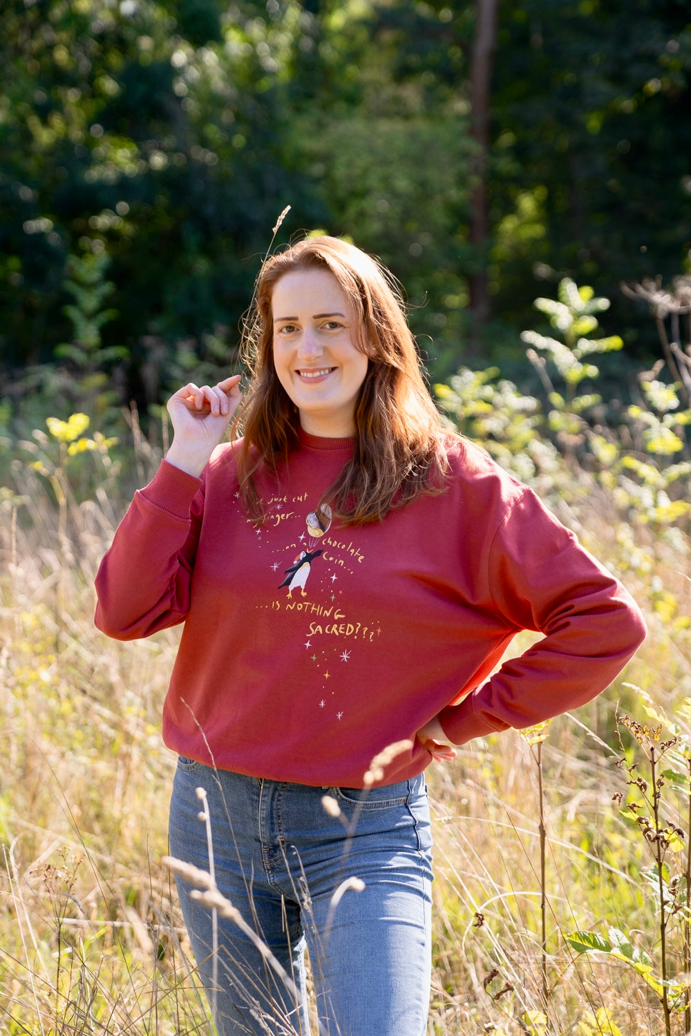 ‘Is nothing sacred?’, oversized sweater, with Maddy Lucy Dann, for Doctors Without Borders