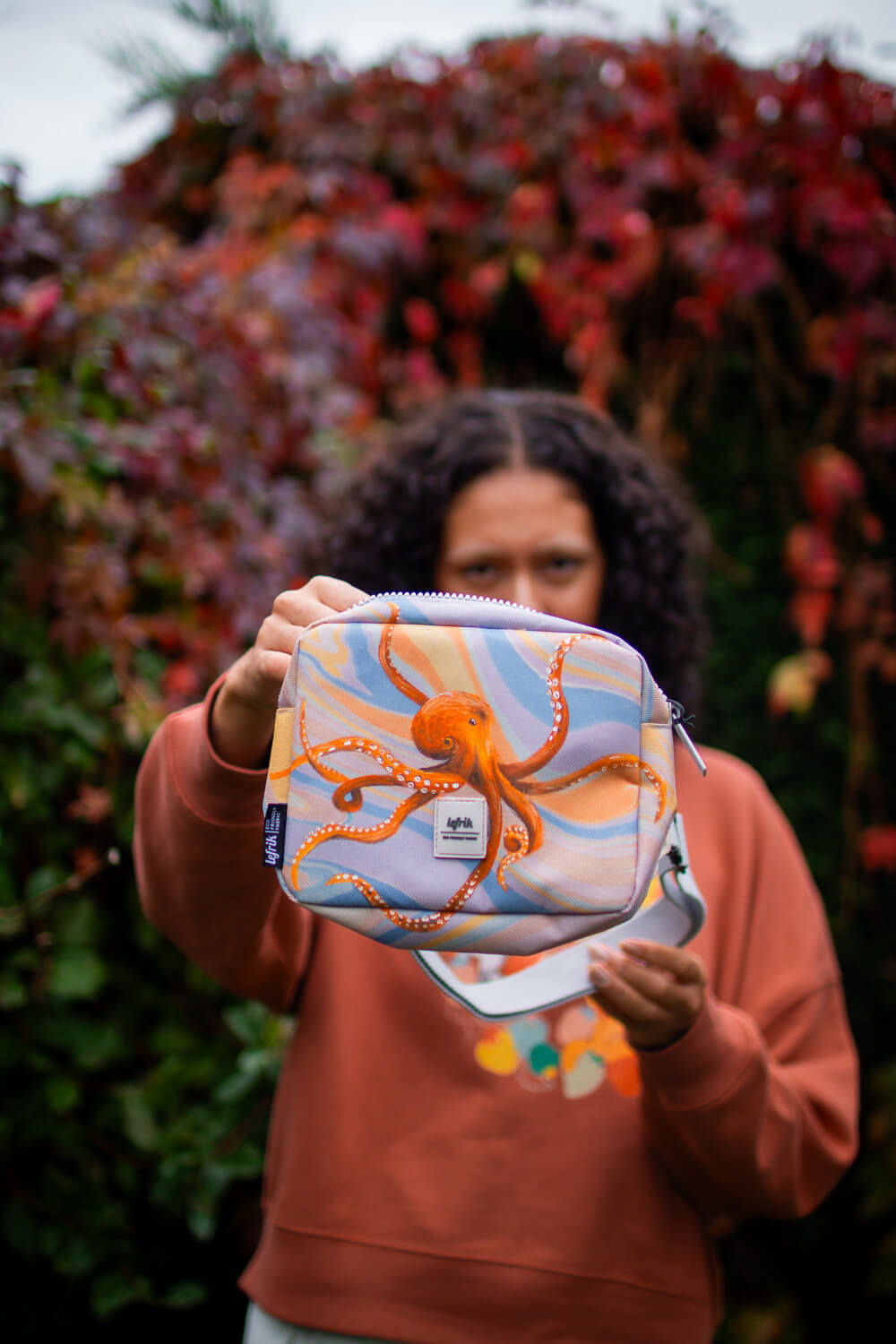 Hand Painted Octopus Bag (UK only)